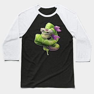 Skull Boa Baseball T-Shirt